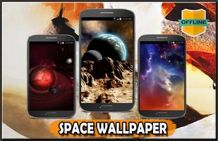 Space Wallpaper 4K syot layar 1
