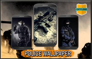 Police Wallpaper 4K poster