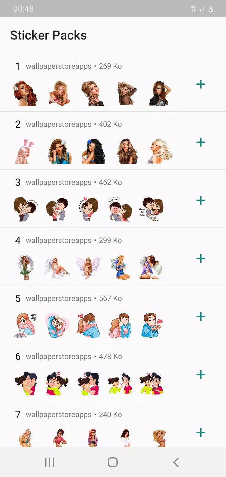 Sexy Love Stickers For Whatsapp APK pour Android Télécharger