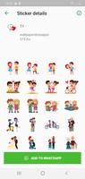 Sexy Stickers Romantic Couple Cartaz