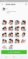 Sexy Stickers Romantic Couple imagem de tela 2