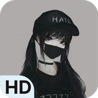 Girl Anime Wallpapers HD icône