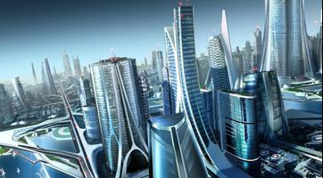 Future City Wallpapers HD Affiche