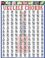 ukulele akkoorden grafiek-poster