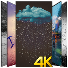 Дождь обои HD 4K иконка