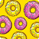 Fond d'écran 3D Donut Cartoon APK