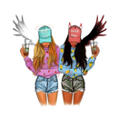 Chica BFF fondo de pantalla 4K APK