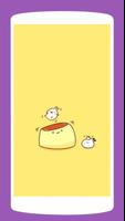 Cute Food Cartoon Wallpaper 4K poster