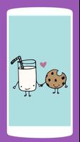 Cute Food Cartoon Wallpaper 4K screenshot 1
