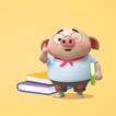Cute Little Pig Wallpaper 4K