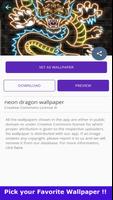 Neon Dragon wallpaper 4K imagem de tela 1