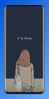 Sad Girl Aesthetic Wallpaper स्क्रीनशॉट 2