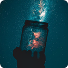 3D 4K Milky Way Wallpaper biểu tượng