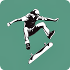 Fond d'écran Skateboard 3D 4K icône