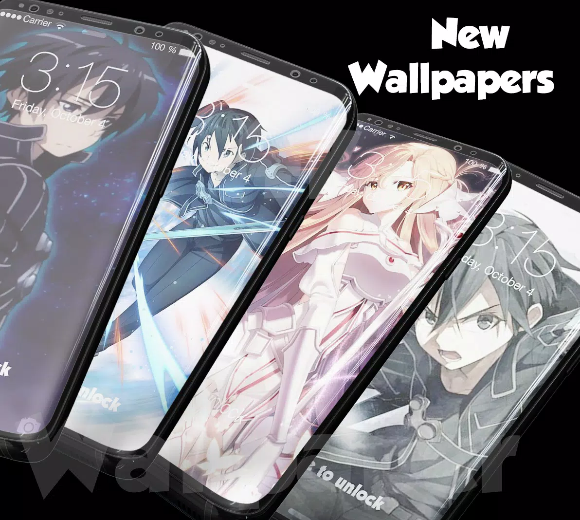 Sword Anime Art Wallpapers Kirito & Asuna Cho Android - Tải Về Apk
