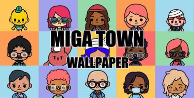 Miga World Town Wallpaper Plakat