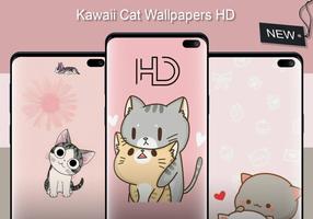 Kawaii Cat Wallpapers HD Poster