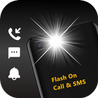 Flash on Call & SMS: Flash app icône
