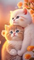 walpapers cute cats постер