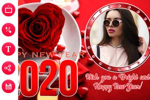 Happy New Year Photo Frame 2020| Photo Editor poster