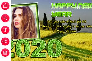 Happy New Year Photo Frame 2020| Photo Editor screenshot 2