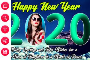 Happy New Year Photo Frame 2020| Photo Editor screenshot 3