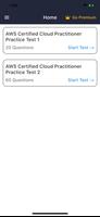 برنامه‌نما AWS Certified Cloud Practition عکس از صفحه