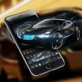 BMW~Black Car Keyboard theme