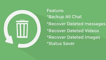 WhatDelete (WAMR):Recovery delete message for WA پوسٹر