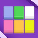 开心涂色方块 - 经典休闲益智力小游戏,烧脑拼图球球大作战 APK
