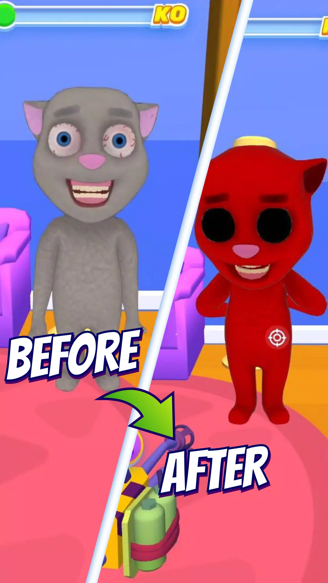 Kick Monster: 粉碎和击败他们