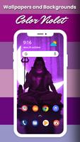 Hình nền và Màu nền Violet ảnh chụp màn hình 3