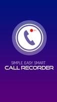 Einfacher einfacher Smart Call Recorder Plakat