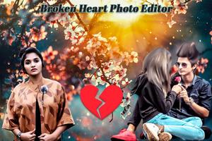 Broken heart photo editor Affiche