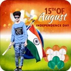 Independence Day Photo Editor-icoon