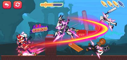 Ninja War-Toilet Battle ภาพหน้าจอ 1