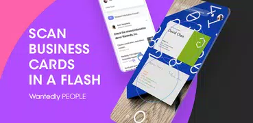 Wantedly People scan biz cards