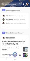 Wantedly People scan biz cards скриншот 3