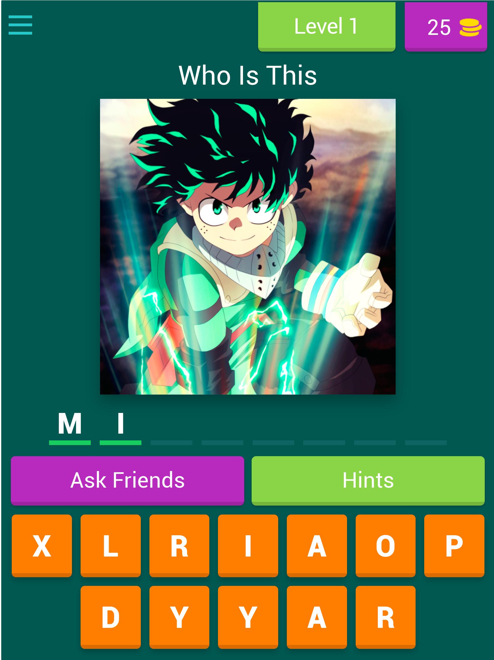 Quiz de Boku no Hero Academia