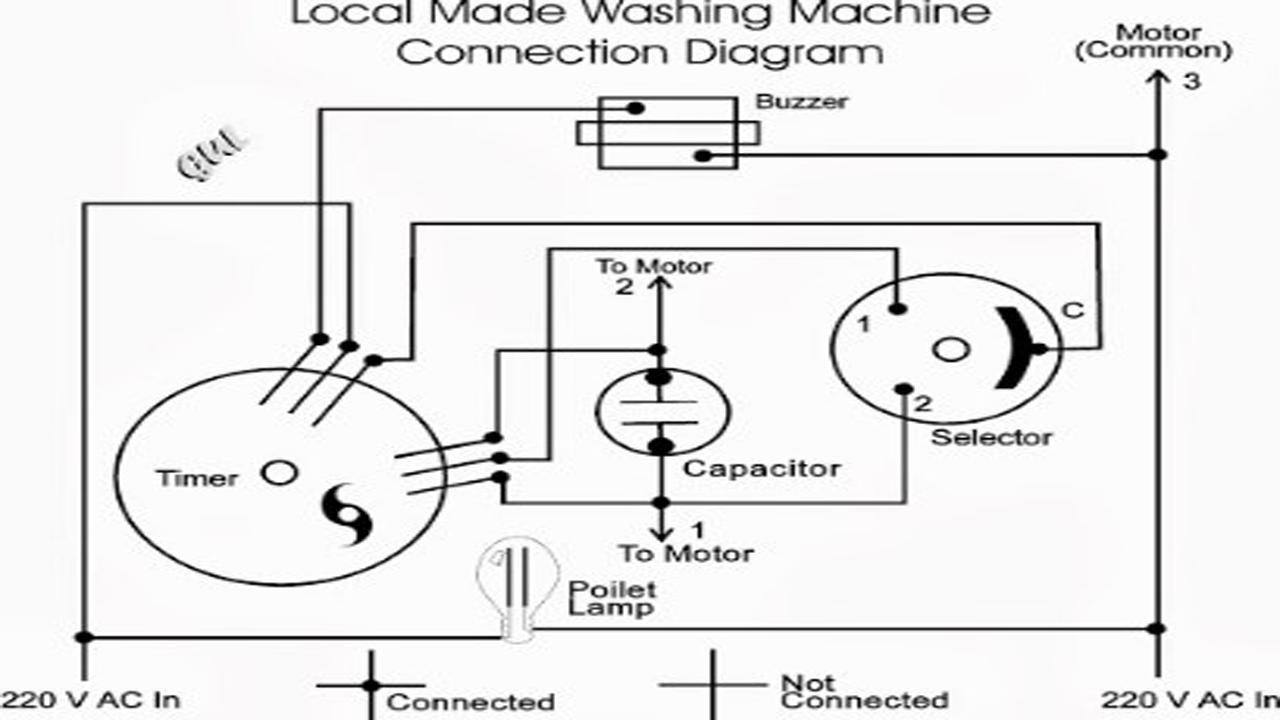 7 Wire Washing Machine Motor Wiring Diagram Washing Machine Motor ...