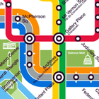 Washington DC Metro (WMATA) 아이콘