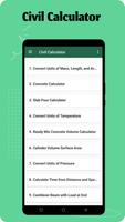 Civil Calculator স্ক্রিনশট 1