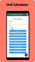Civil Calculator اسکرین شاٹ 2