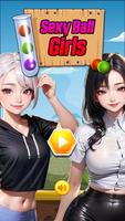 Sexy ball girls: sort puzzle पोस्टर