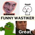 FUNNY WAStekers