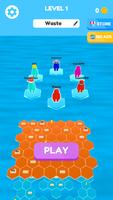 پوستر Hexagon fall heroes