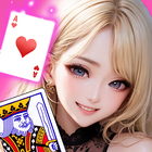 Sexy solitaire girls: ani card icon