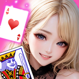 Sexy solitaire girls: ani card icône