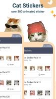 WASticker - Cat Stickers Pack imagem de tela 1