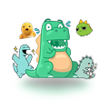 WASticker - Cute Dino Stickers